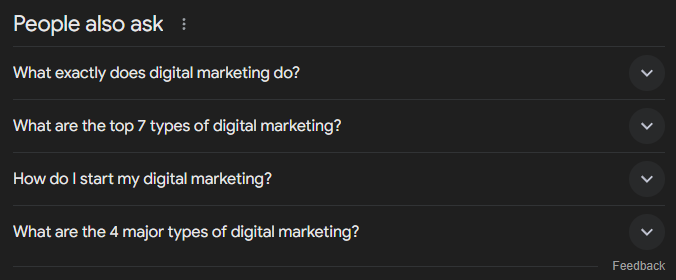 Check Out the “People Also Ask” Section