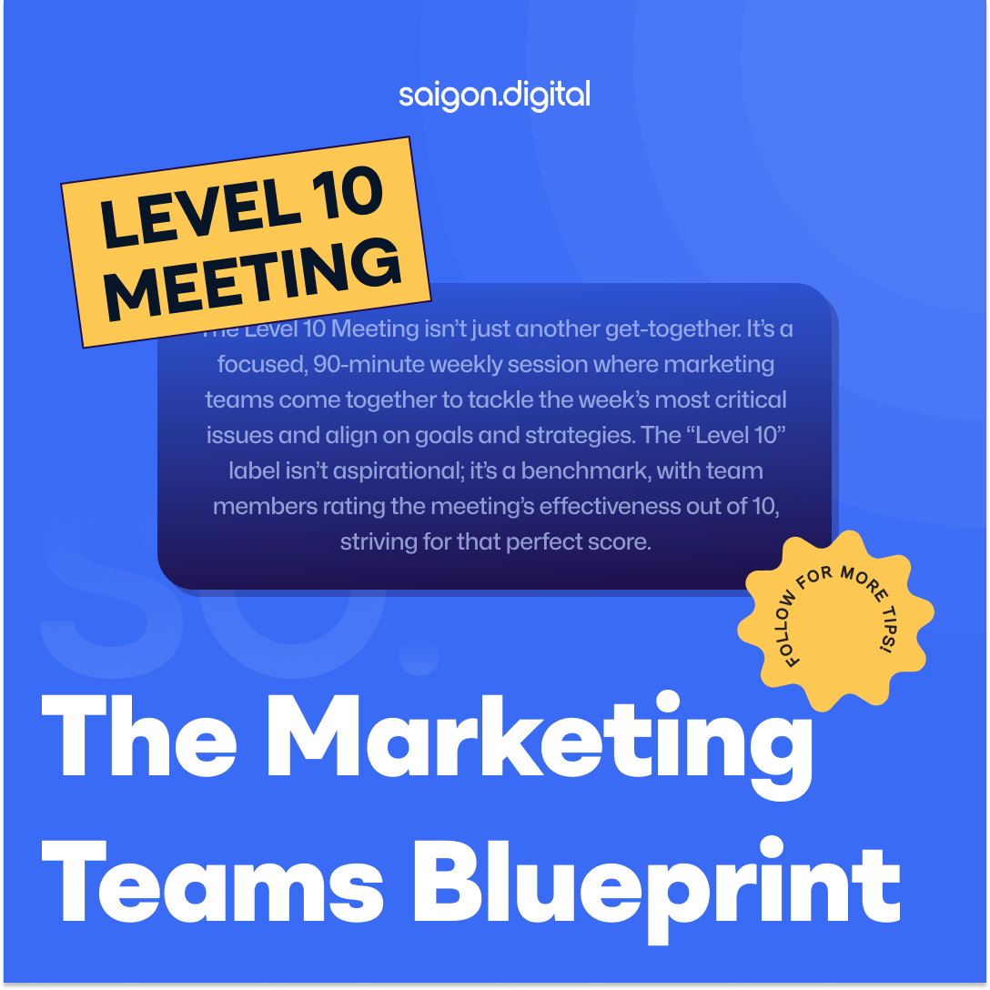 Level 10 Meeting: The Marketing Teams Blueprint