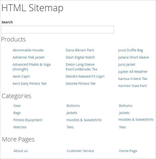 HTML Sitemap Saigon Digital