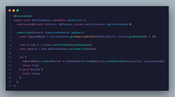 Authorization with CASL in NestJS: Create an Ability Guard: Create a guard to protect your routes based on the defined abilities